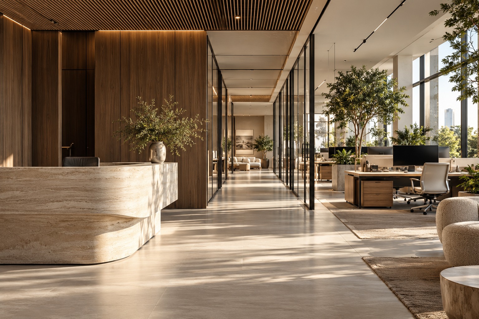 A considered workspace architecture concept
