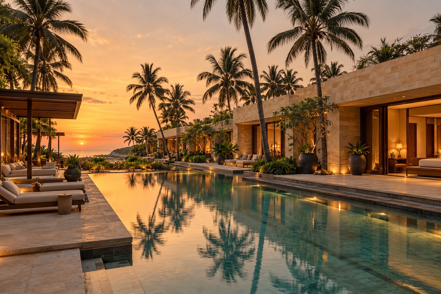 The tropical retreat architecture concept